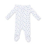 2 Way Ruffle Sleeve Zipper Footie (Joli Rosette)