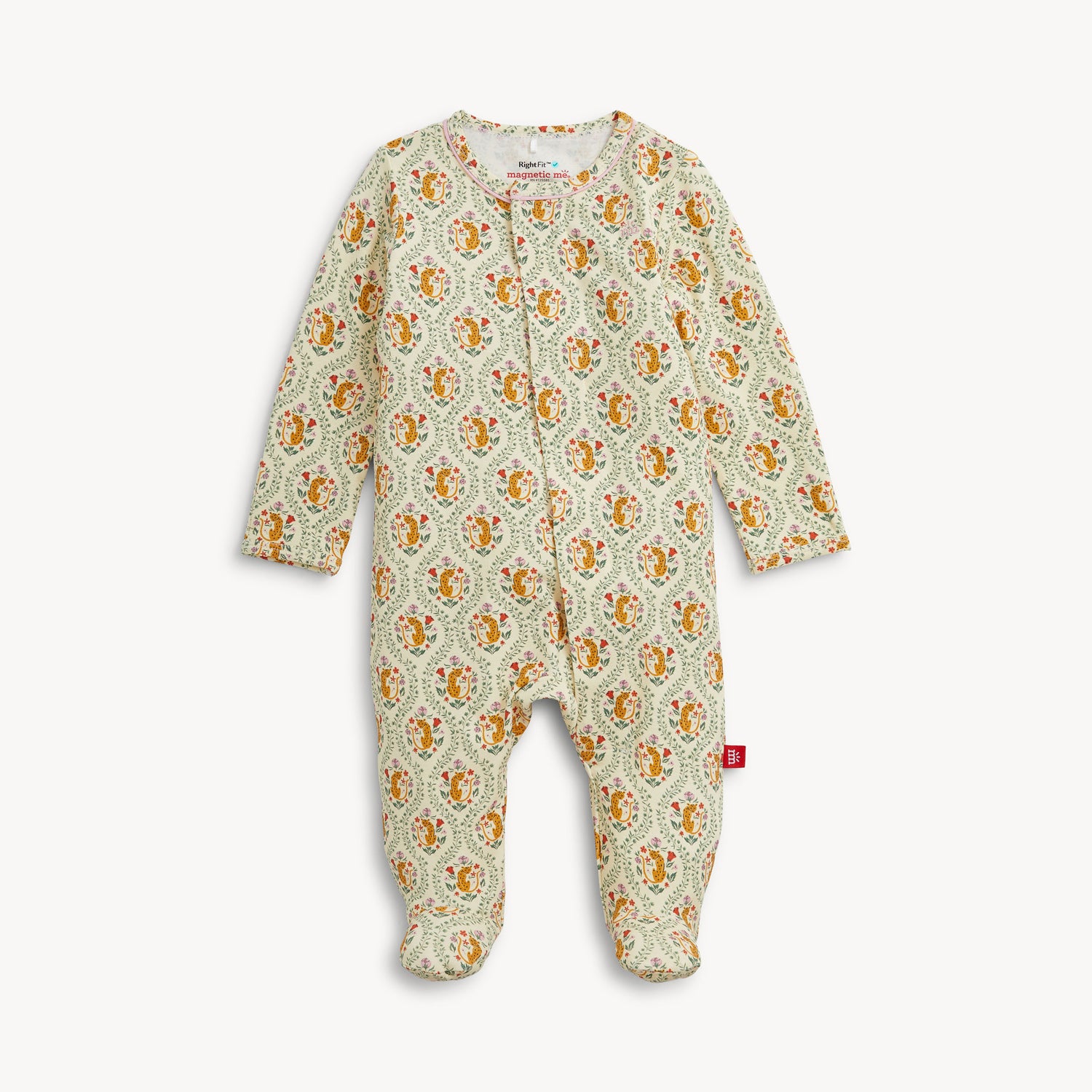 Ruffle Footie (Fleur Sauvage)