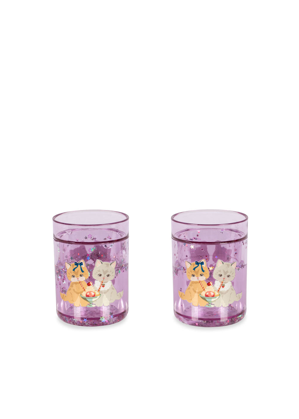 2 Pack Glitter Cups (Kitty Gelateria)