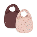 2 Pack Glitter Dinner Bib (Cherry Glitter)