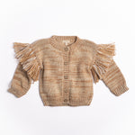 Fringed Cardigan (Prairie Sand)