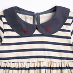 Marina Dress (Navy Stripe)