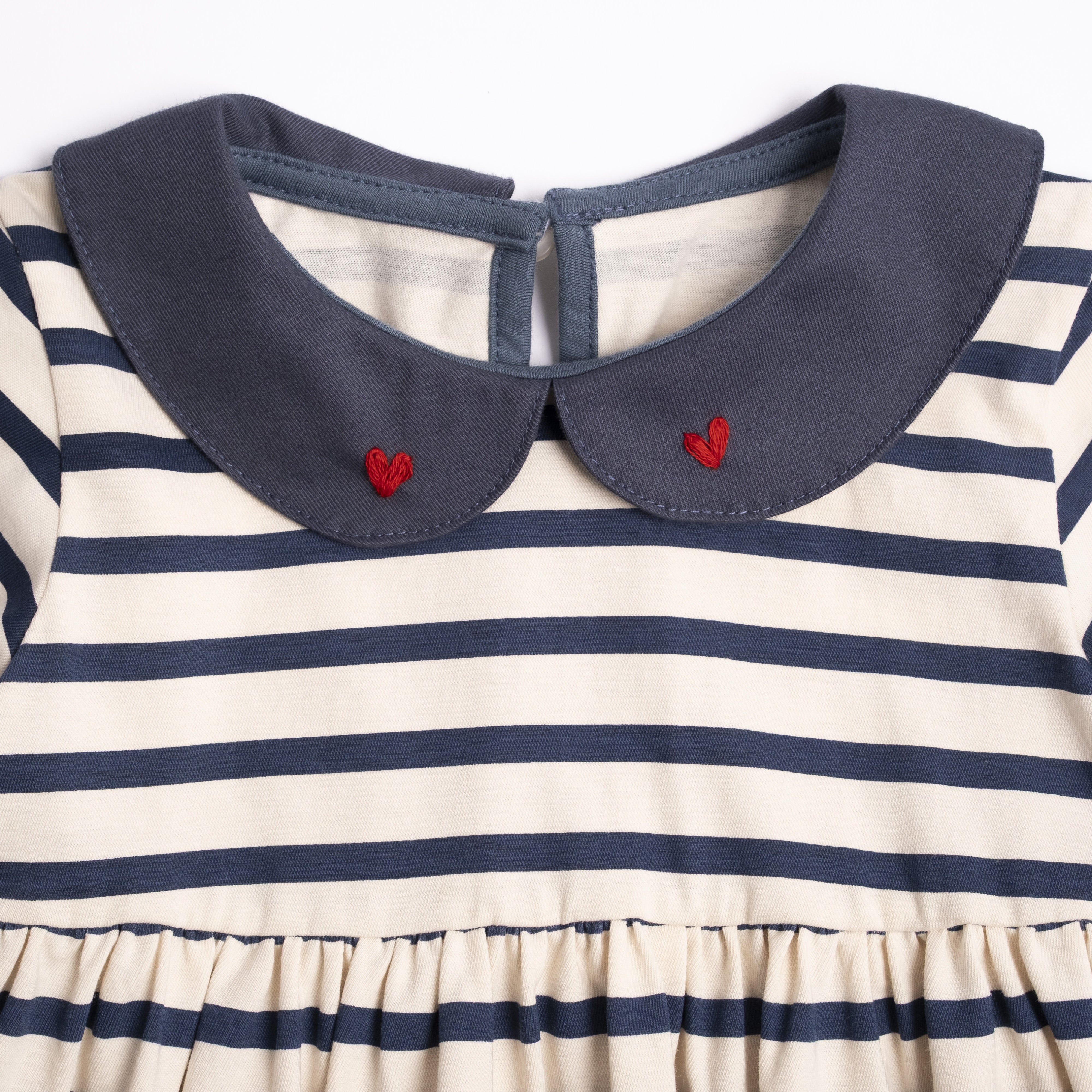 Marina Dress (Navy Stripe)