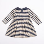 Marina Dress (Navy Stripe)