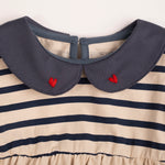 Marina Romper (Navy Stripe)