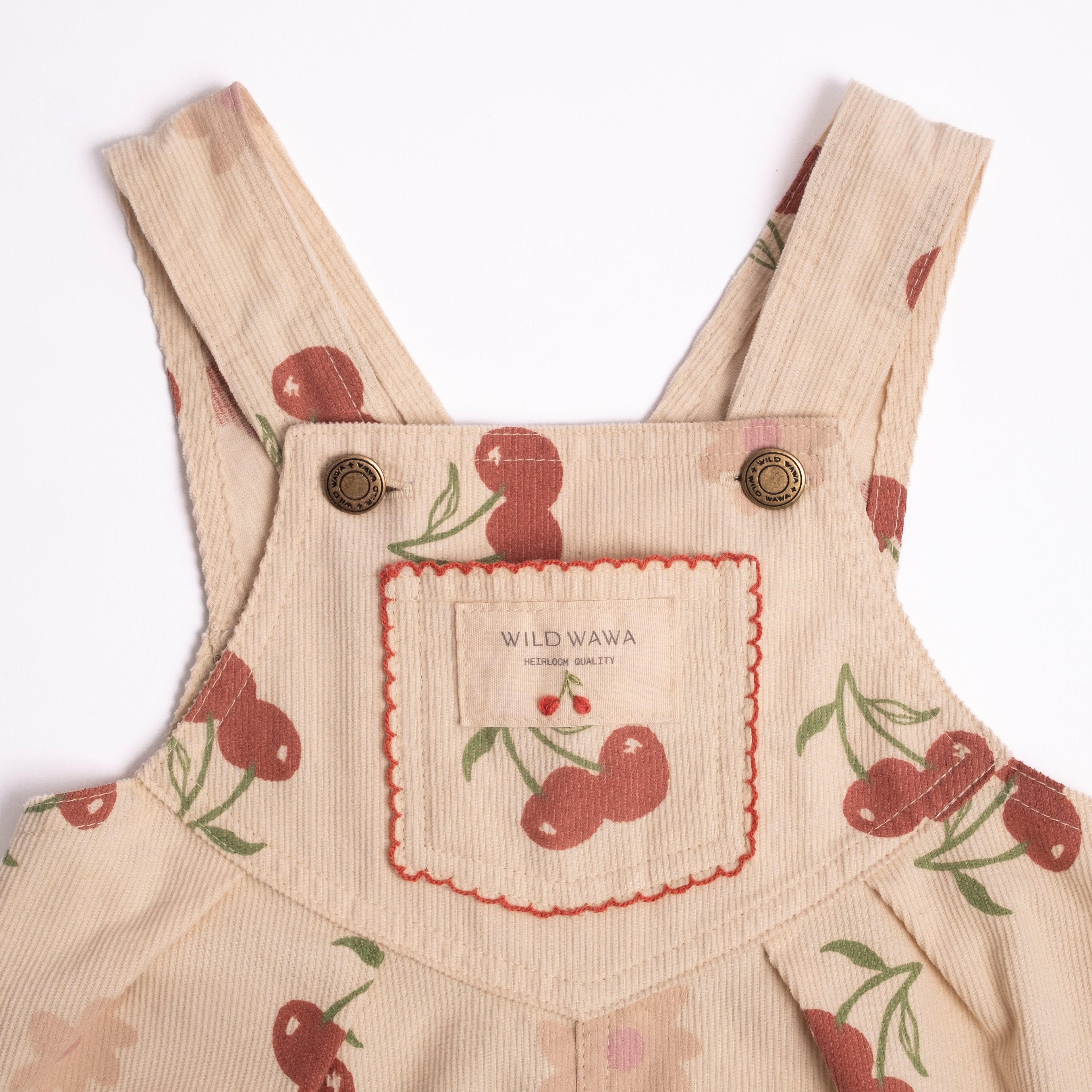 Overall Romper (Cherry Bloom)