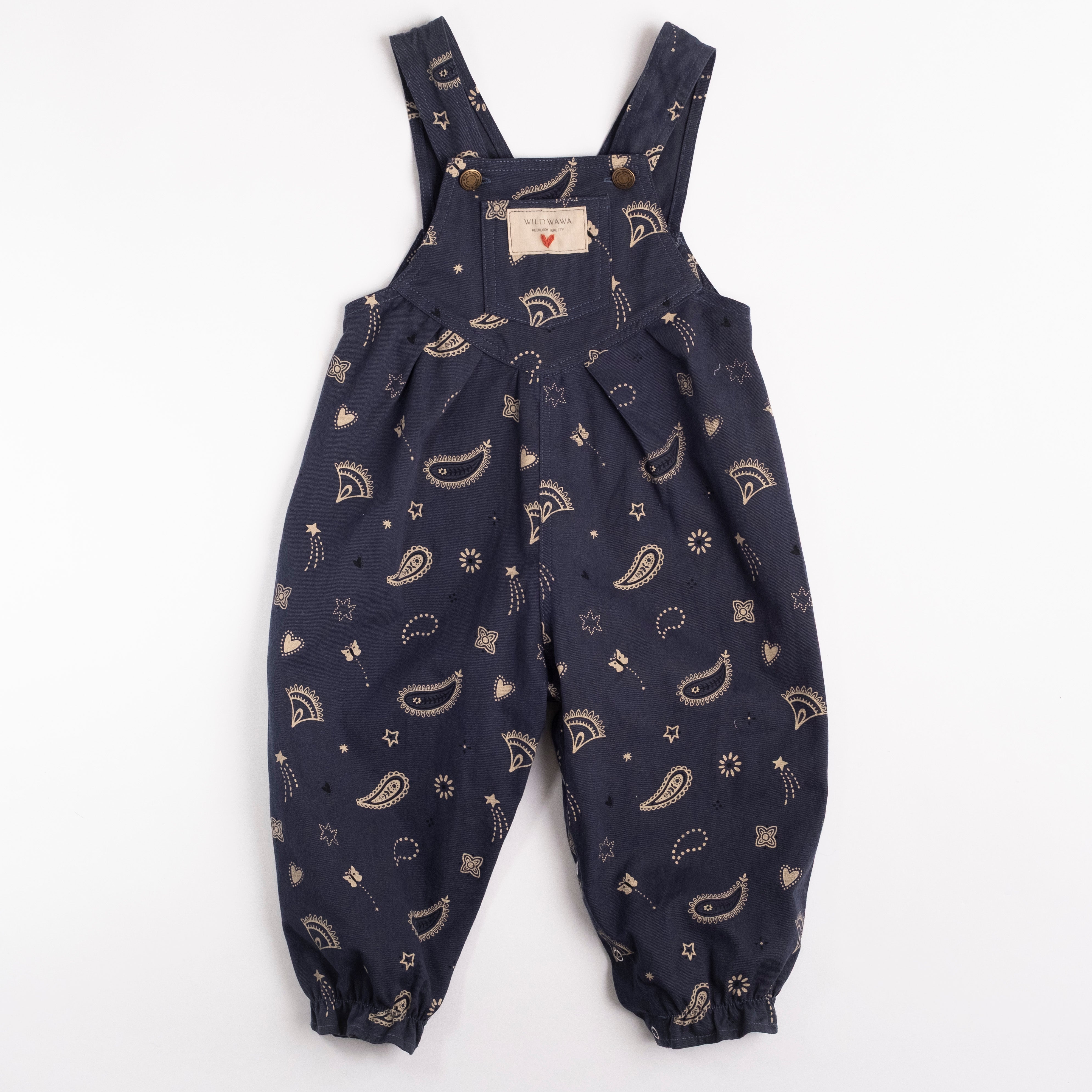 Overall Romper (Midnight Bandana)