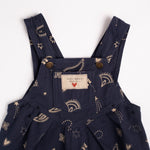 Overall Romper (Midnight Bandana)