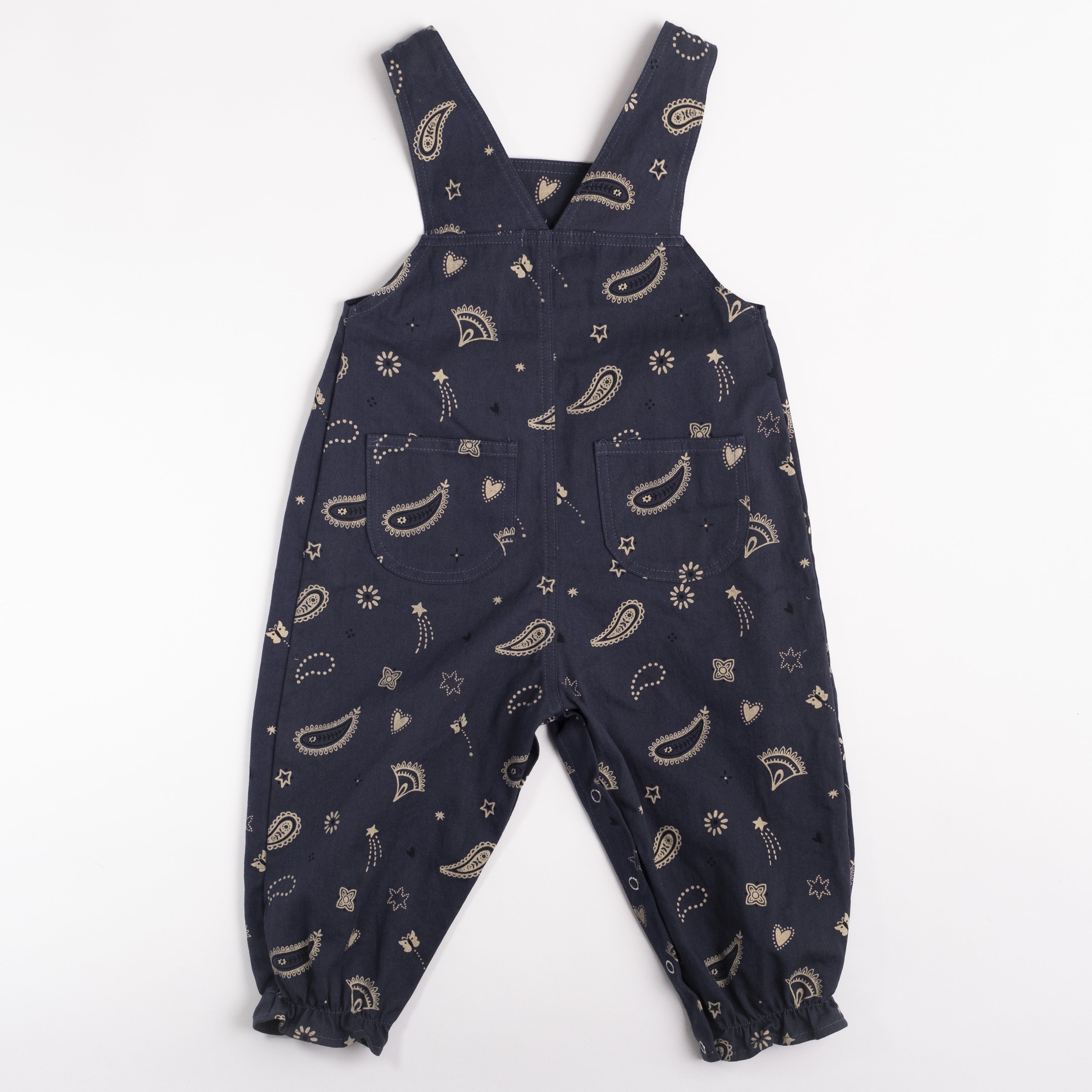 Overall Romper (Midnight Bandana)