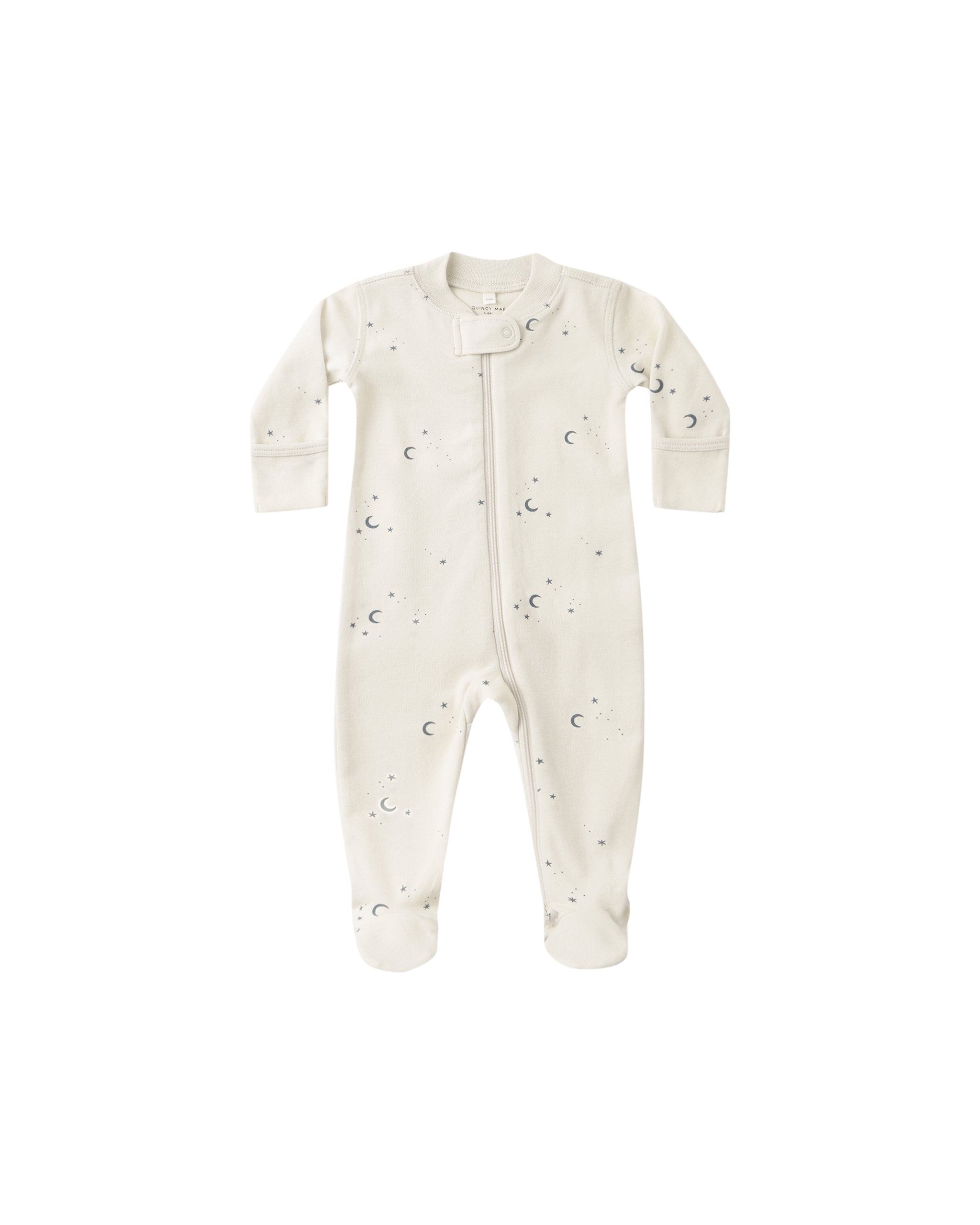 Zip Long Sleeve Sleeper Footie (Moons)
