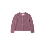 Knit Cardigan (Mulberry)