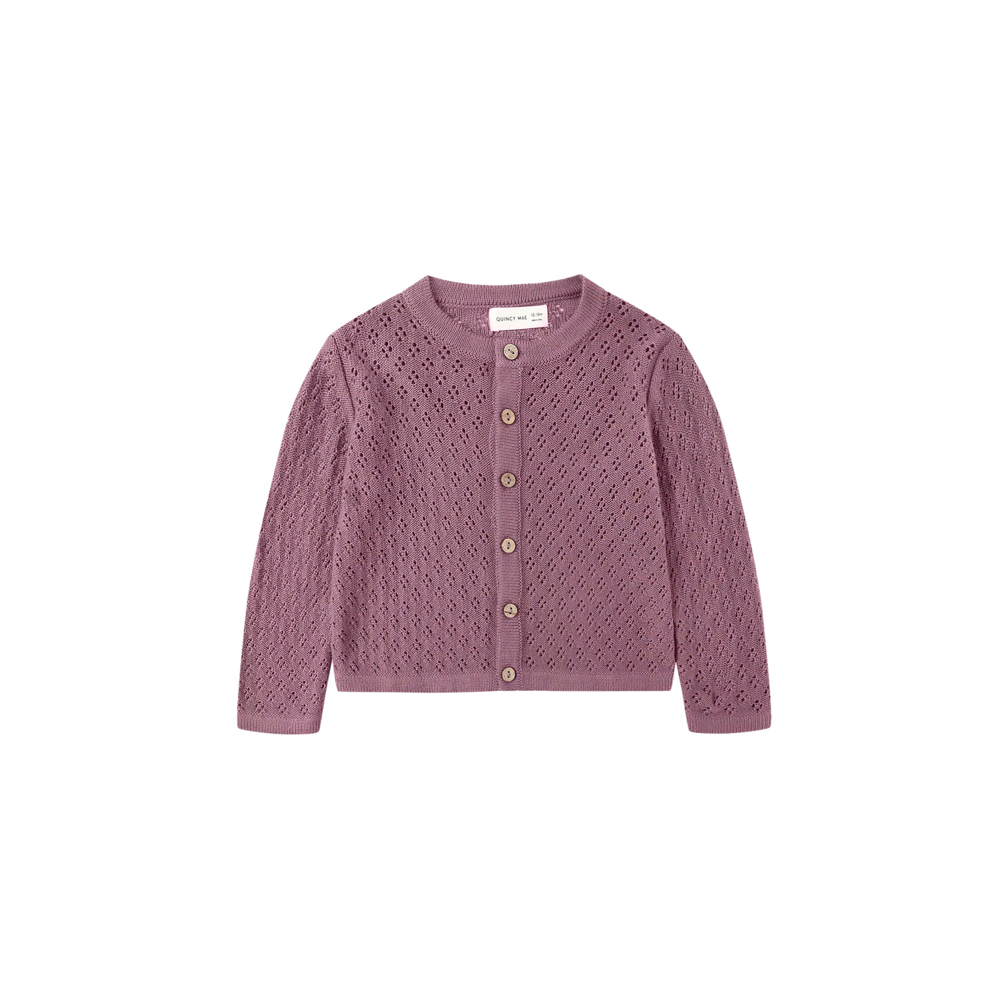 Knit Cardigan (Mulberry)