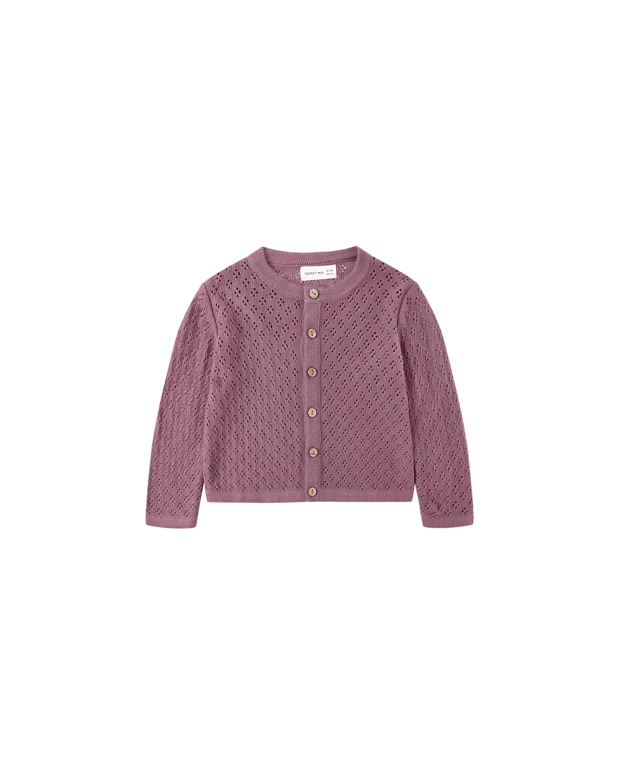 Knit Cardigan (Mulberry)