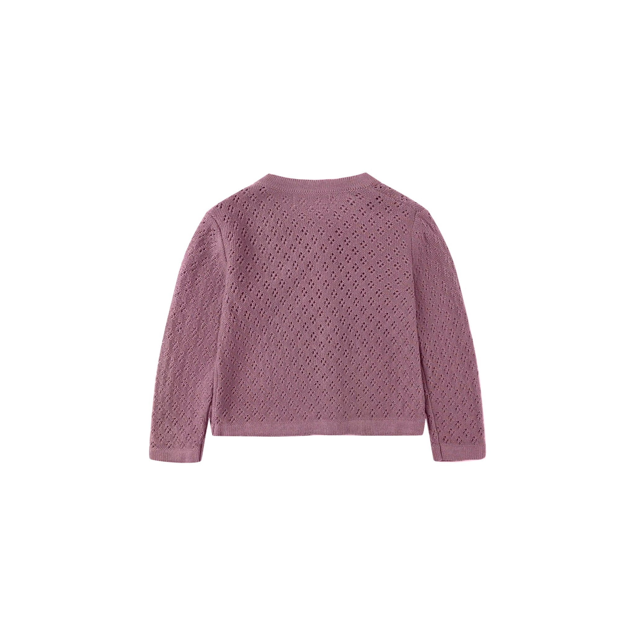 Knit Cardigan (Mulberry)