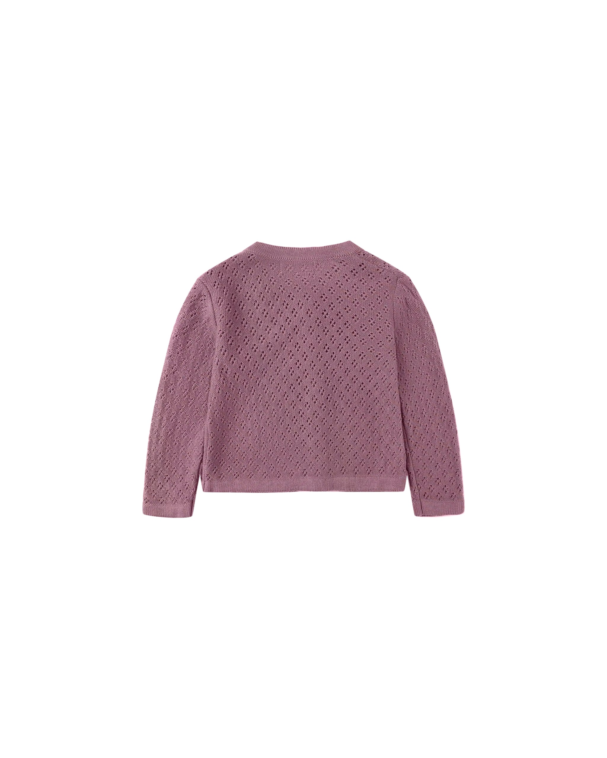 Knit Cardigan (Mulberry)