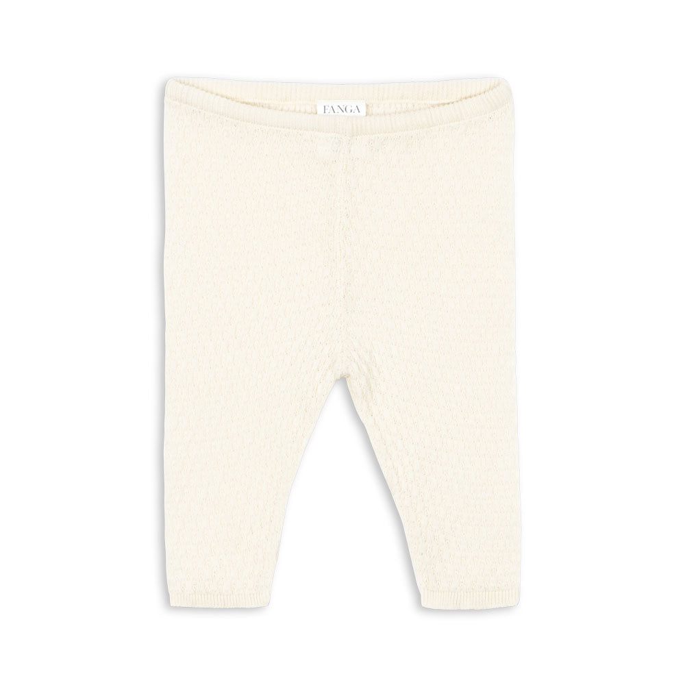 Venti Pointelle Pants (Antique White)