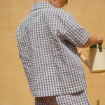 Kim Shortsleeve Shirt (Captains Check)
