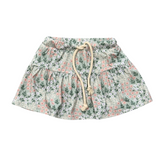 Skort (Aqua Grey Floral)