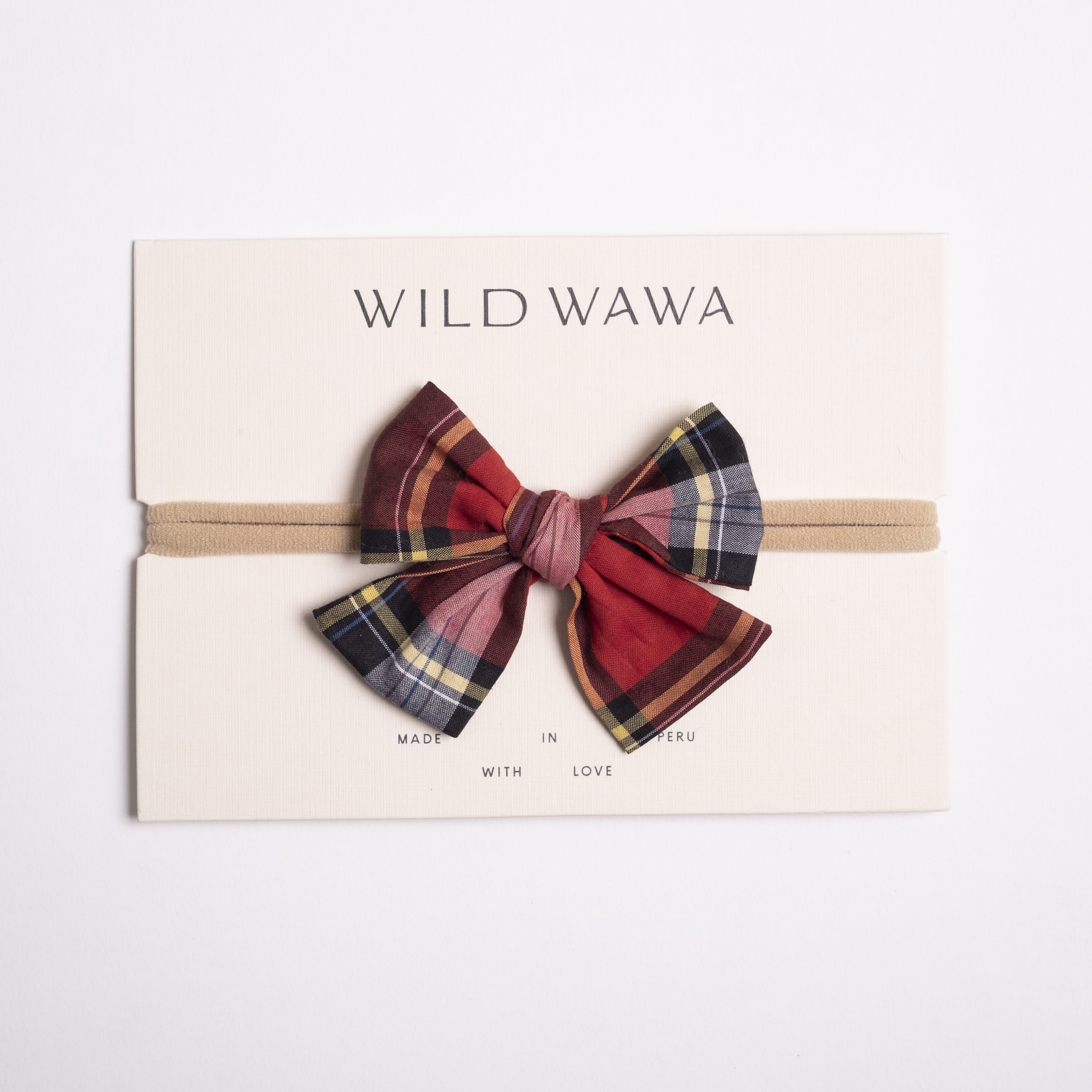 Bow Headband (Heritage Tartan)