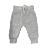 Baby Knit Pants (Gray Marble)