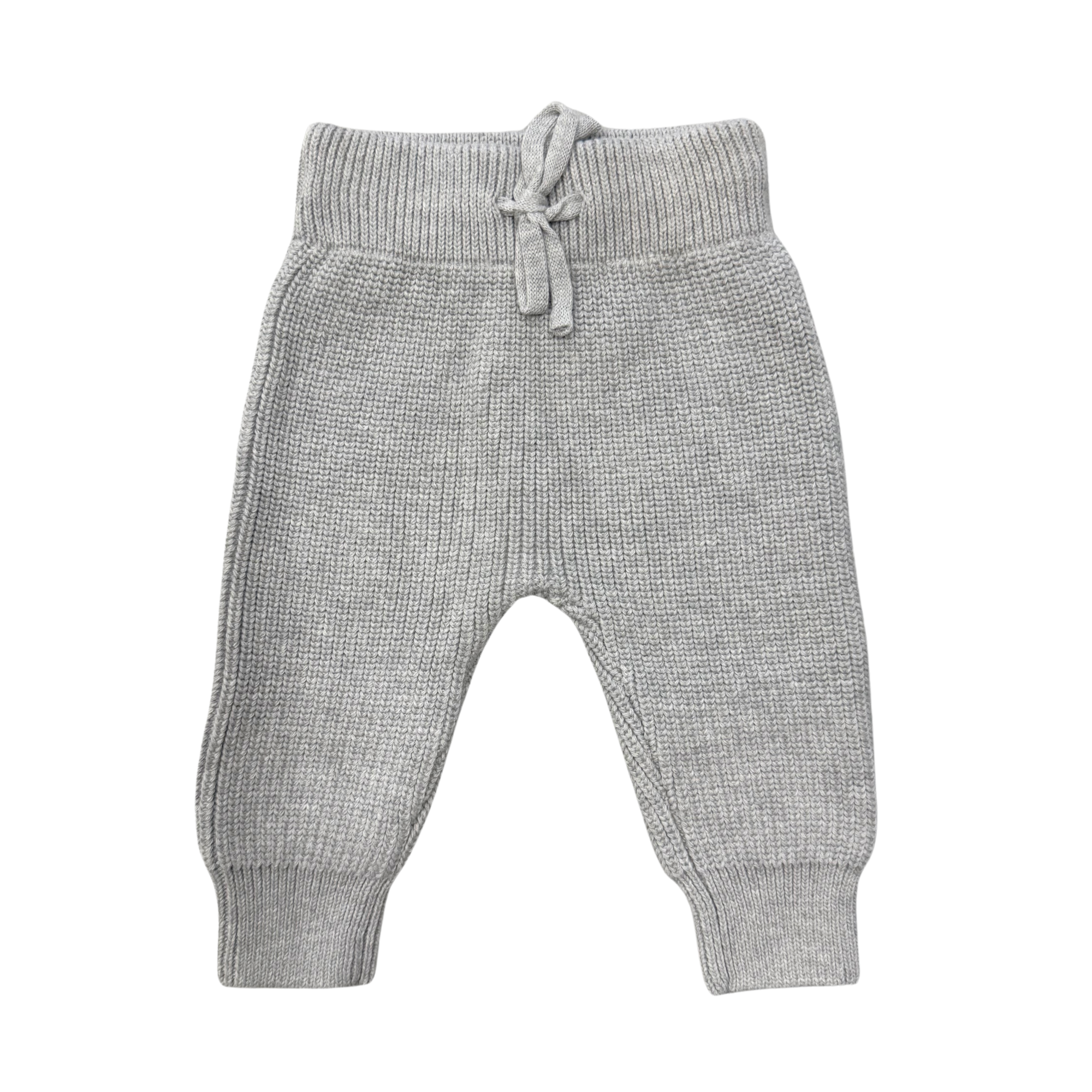 Baby Knit Pants (Gray Marble)