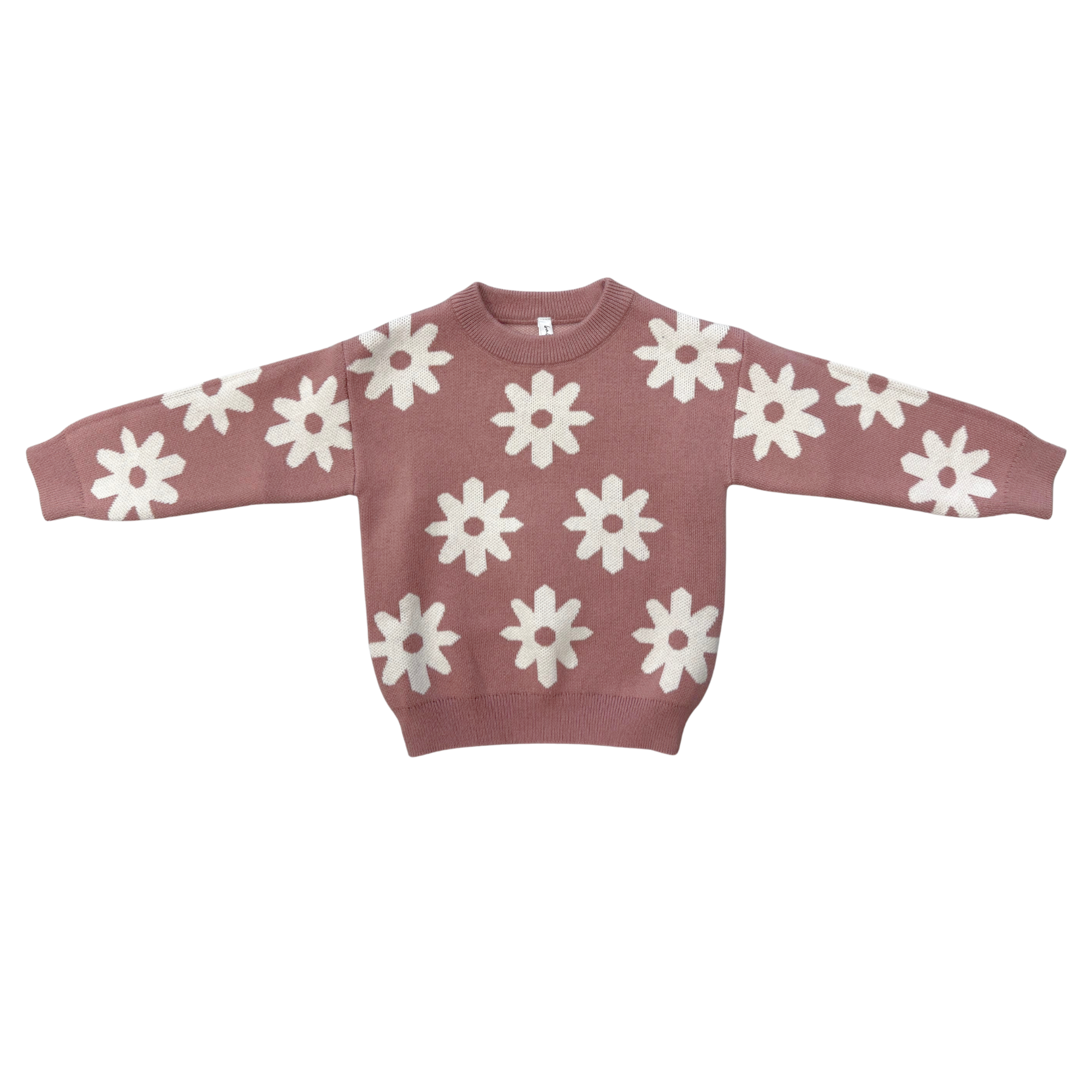 Knit Sweater (Rose Daisies)