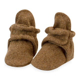 Fleece Baby Bootie (Heather Mocha)