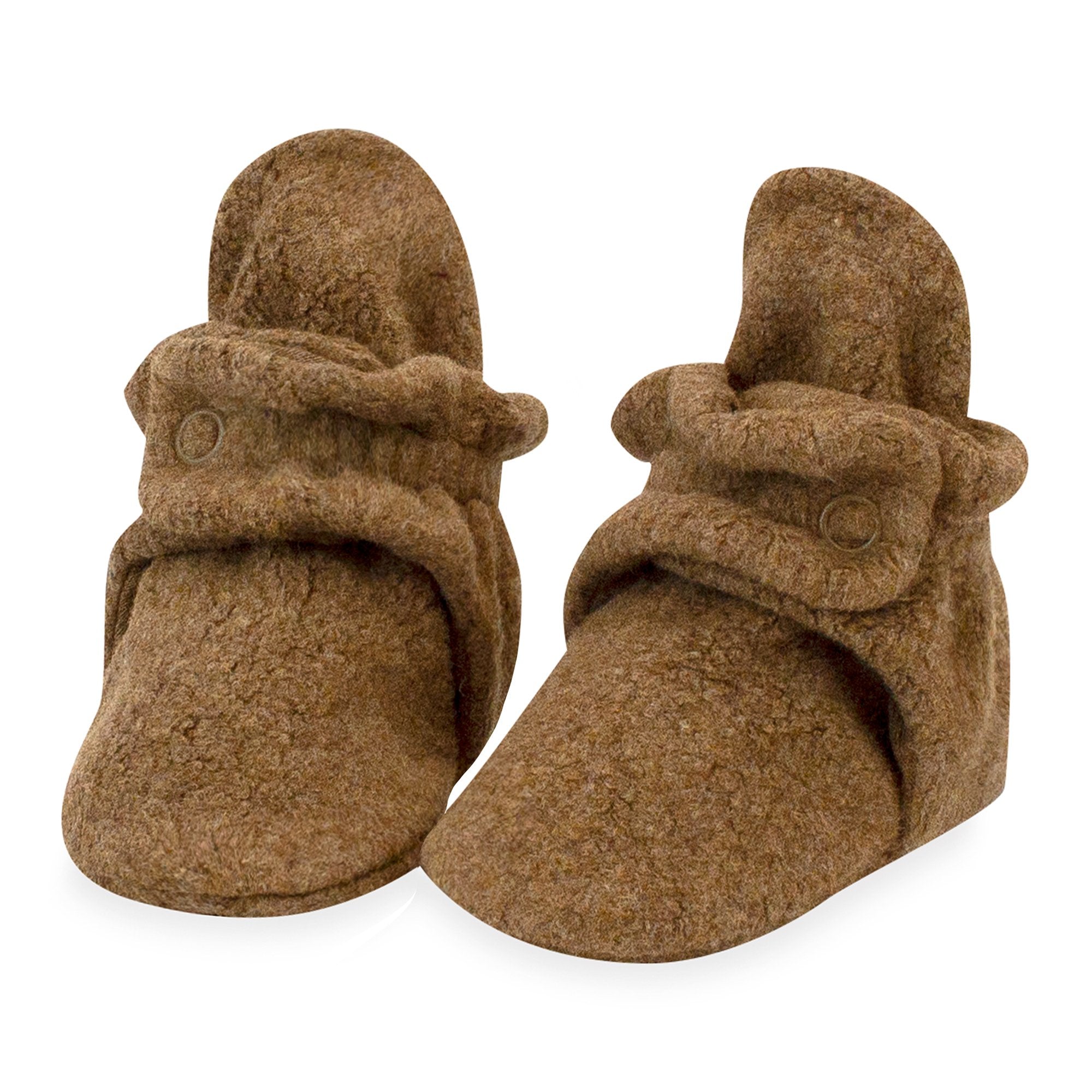 Fleece Baby Bootie (Heather Mocha)