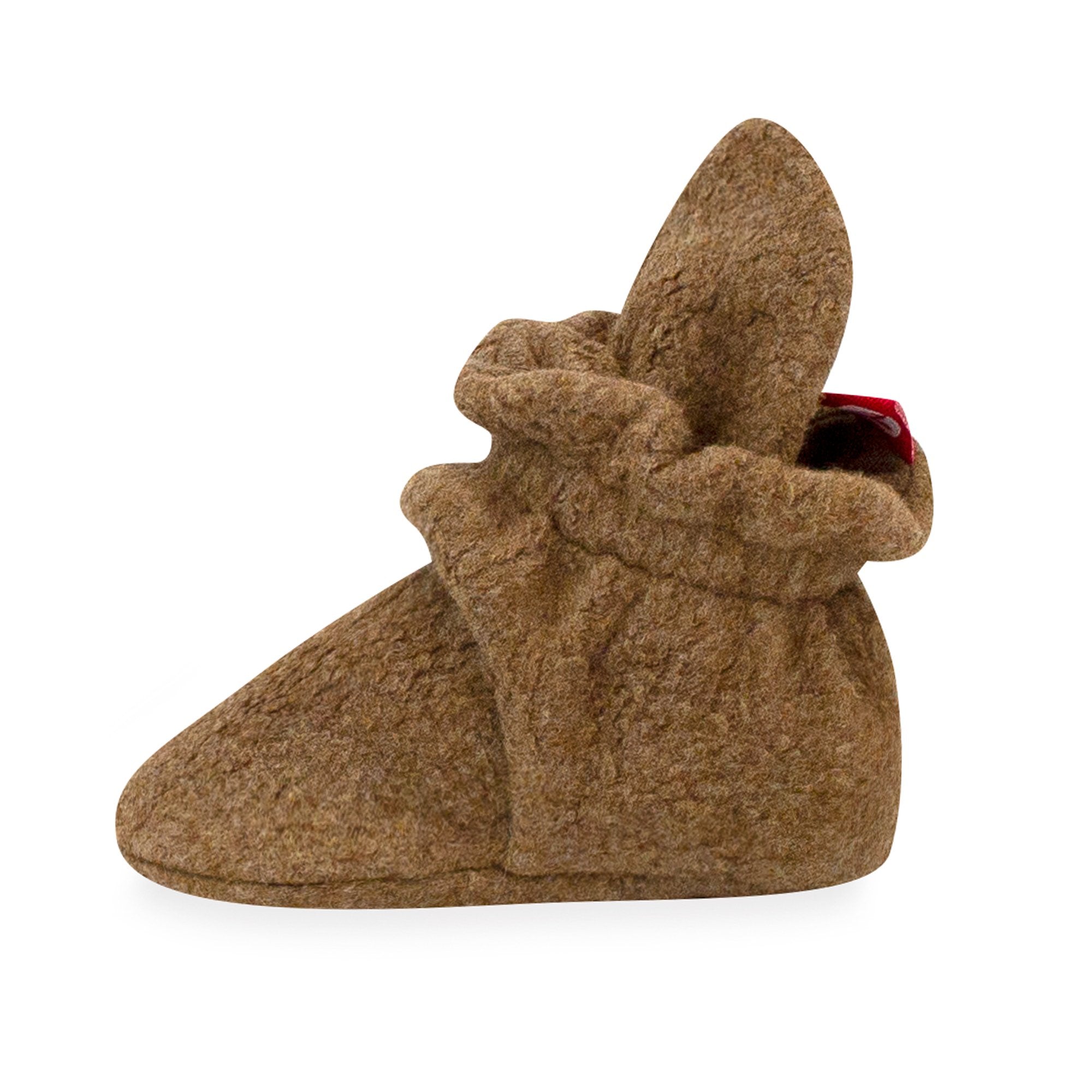 Fleece Baby Bootie (Heather Mocha)