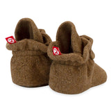 Fleece Baby Bootie (Heather Mocha)