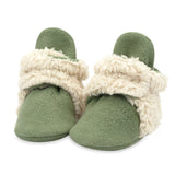 Cozie Furry Baby Bootie (Olive)