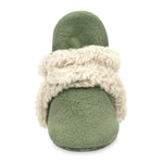 Furry Baby Gripper Bootie (Olive)