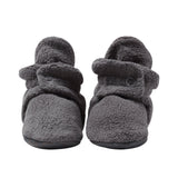 Fleece Gripper Baby Bootie (Gray)
