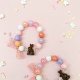 Chocolate Bunny Charm Bracelet